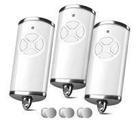 Telecomando per porta del garage, 868 MHz, 3 pezzi, telecomando apriporta del garage, 4 canali, compatibile con telecomando HSE-4-868-BS, HSE2-868-BS, HS4-868-BS, HS1-868-BS, HSS4-868-BS, HSP4-868-BS