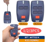 Telecomando per porta del garage per BFT B RCB02 RCB04 MITTO 2 apricancello 2/4 pulsanti con codice scorrevole sicuro 433,92 MHz