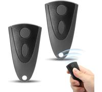 Telecomando per porta garage compatibile con Novoferm Novotron 502 MAX43-2 512 MIX43-2, Nero (Confezione da 2)