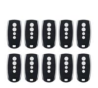 Telecomando per porte da garage, 1-10pcs 2K 4K Garage Remote Control 433.92MHz Codice Con Keyfob per porte da garage, serrande avvolgibili(10pc-BLACK)