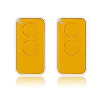 Telecomando per porte da garage, Telecomando INTI 2 433.92mhz Rolling Code 1 ONE ON2E Trasmettitore Apricancello Garage per porte da garage, serrande avvolgibili(2pcs-Yellow)
