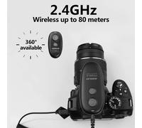Telecomando per rilascio otturatore wireless per fotocamera AODELAN per Canon R100 R5C 80D 70D M6; Nikon Z9 D6 D5; Fujifilm GFX50SII, X-T30II