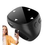 Telecomando per Telefono,Anello di Scorrimento Tocco Senza Fili per il - Anelli Intelligenti per Presentazioni Live Streaming Musica Foto Videogiochi