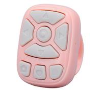 Telecomando per TikTok, Telecomando Bluetooth per Girare Pagine con Distanza di 10 M, Telecomando per Otturatore della Fotocamera, per Video, Romanzi, Selfie (PINK)