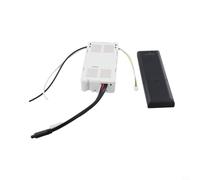 Telecomando per ventilatore da soffitto con 6 impostazioni di velocità e oscuramento continuo, controller ventola a infrarossi e unità ricevitore AC110-265V, alloggiamento in materiale PC (senza guida