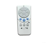 Telecomando per ventilatore da soffitto per Harbor Breeze A25-TX012 A25-TX025-6 velocità, timer dimmer con luce su/giù, flusso d'aria reversibile, trasmettitore di ricambio bianco