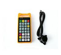 Telecomando portatile wireless per macchine da taglio laser CNC, ABS, ricevitore USB, avvio/pausa, ricerca dei bordi, movimento dell'asse (arancione, dimensioni standard, standard, versione di