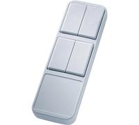 Telecomando radio 2 tasti doppi, bianco puro 30000205