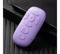 Telecomando radio a 8 tasti per selfie video per Android per iOS (viola) | 8 funzioni, funzionamento one-touch, selfie, avvio video, compatibile con Android e iOS