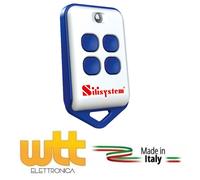 Telecomando radiocomando 40,685 Mhz compatibile con HORMANN HSM4 tasti grigi