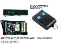 TELECOMANDO RADIOCOMANDO APRICANCELLO COMPATIBILE PRASTEL KMT2P 29700 29,700 MHZ