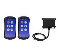 Telecomando radiocomando for gru industriale senza fili a 4 pulsanti. Controller for camion idraulico,senza Interferenze(B(1T 2R),UHF433_DC10-30)