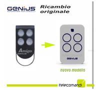 Telecomando radiocomando Genius Kilo4 sostituisce Amigo JA334 868 Mhz