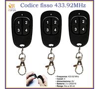 Telecomando radiocomando per cancello universale 4 tasti x FAAC TM2 433DS 433MH
