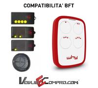 TELECOMANDO RADIOCOMANDO WHY EVO UNIVERSALE PER CANCELLO COMPATIBILE BFT