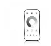 Telecomando RF 1 Canale 4 Zone Bianco Touch Wheel per Illuminazione LED