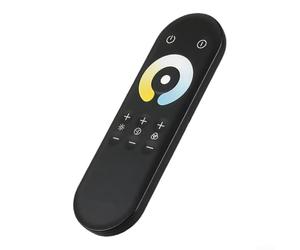 Telecomando RF 2.4G Full Touch Dimmer con ricevitore integrato per compatibilità con lampada a LED e bilanciamento della luce bianca regolabile (telecomando)