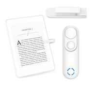 Telecomando RF per Kindle Paperwhite Scribe, accessorio per girare pagine per iPad, tablet, leggere romanzi, fotocamera del telefono, attivazione per registrazione video, colore: bianco