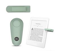 Telecomando RF per Kindle Paperwhite Scribe, accessorio per girare pagine per iPad, tablet, lettura romanzi, fotocamera del telefono, attivazione per registrazione video, clip verde piccola
