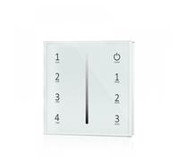 Telecomando RF Wireless da Parete 1 Canale 4 Zone Bianco a Batteria