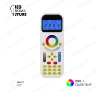 TELECOMANDO RGB+CCT PER FARO DA BINARIO MOTORIZZATO ON OFF DIMMER EFETTI COLORE