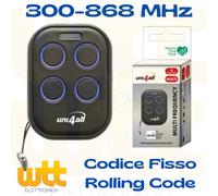TELECOMANDO ROLLING CODE 433-868Mhz PER LIFTMASTER CHAMBERLAIN 94335E 94335E OLD