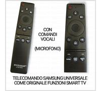TELECOMANDO SAMSUNG UNIVERSALE COME ORIGINALE FUNZIONI SMART TV COMANDI VOCALI