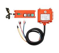 Telecomando senza fili industriale per gru, macchine da costruzione, ponti sollevatori, gru a ponte, catene a catena, grado di protezione IP65, telecomando radio con ricevitore, distanza telecomando