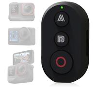 Telecomando senza fili per action cam a 360°, raggio di 30 m, tracciamento preciso del movimento, braccialetto intelligente e supporto per bicicletta, compatibile con action cam