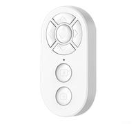 Telecomando senza fili per girare pagine su ebook e controllo della fotocamera, compatibile con più app (bianco)