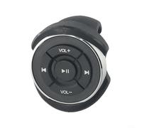 Telecomando senza fili per volante per lettore musicale per auto, pulsante multimediale con interruttore volume e supporto per iOS per Android