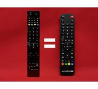 Telecomando SOSTITUIBILE con TV TELEFUNKEN Modello TV: T32R970 DVB-CT 3D