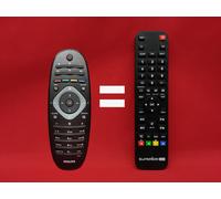 Telecomando SOSTITUIBILE per TV PHILIPS / Modello TV: 46PFL6626K/02