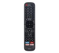 Telecomando sostitutivo AULCMEET EN2BI27H compatibile con TV LED Hisense 3D H75B7510 H50B7300 H65B7300 H50B7100 H65BE7400 H43BE7200 H55BE7200 H55B7300 H43B7100 H55B7100 H43BE7400