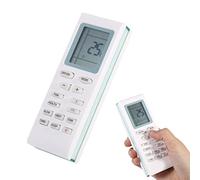 Telecomando Sostitutivo per Pompa di Calore Windair Nuovo ed Elegante Controller compatibile con Condizionatore Gree Ybof Mirage AC Modello Yb1B4Af con Funzioni Orologio e Timer Fo