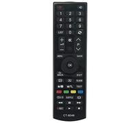 Telecomando sostitutivo VINABTY CT-8046 Compatibile con TOSHIBA 32D1533DB 32D1633DB 32W1533DB 40L1533DB 32W1633DB Televisore LED HD Ready 720p da 32 "a 32 pollici e altro