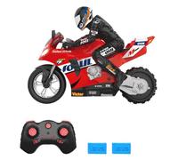 Telecomando Stunt Moto Auto Bilanciamento 1 6 2 4G RC Stabilizzazione Equilibrio Girando in Posto 360 Drift Batteria