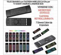 Telecomando Tastiera Wireless Air Mouse per Android SmartTV Box SCEGLI MODELLO