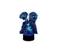 Telecomando touch con 7 colori, 16 cambi di colore, luce notturna 3D, Tokyo Revengers Mikey e Draken