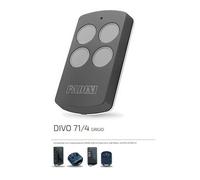 TELECOMANDO TRASMETTITORE FADINI 7113SL DIVO 71 4 CH ORIGINALE 433 MHZ GRIGIO