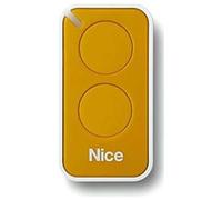 TELECOMANDO TRASMETTITORE RADIOCOMANDO NICE INTI 2 GIALLO ROLLING CODE ORIGINALE