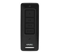 Telecomando trasmittente 4 canali XT4 FDS 433 868 MHz colore nero FAAC 787018