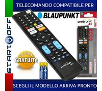 TELECOMANDO TV BLAUPUNKT UNIVERSALE SCEGLI IL MODELLO TI ARRIVA PRONTO PILE INCL