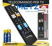 TELECOMANDO TV METZ UNIVERSALE SCEGLI IL MODELLO TI ARRIVA PRONTO PILE INCLUSE