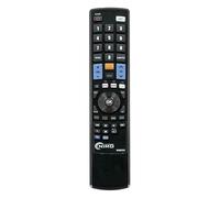 Telecomando TV programmabile 2 in 1, compatibile con più dispositivi, facile configurazione, ideale per controllare TV e dispositivi multimediali.