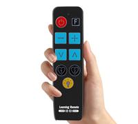 Telecomando TV universale Big Button per anziani con tasti fosforescenti, UNOCAR facile da usare, grande pulsante remoto per ipovedenti e anziani con demenza, funziona con Samsung/LG/Sony/TCL