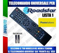 TELECOMANDO UNIVERSAL ROADSTAR 1: CLICCA SUL TUO MODELLO LO RICEVERAI GIA PRONTO