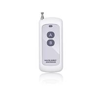 Telecomando universale 433 MHz 1527 codice di apprendimento 4 pulsanti trasmettitore a lungo raggio per Smart Home Garage apriporta senza clone (2 CH)