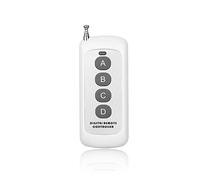 Telecomando universale 433 MHz 1527 codice di apprendimento 4 pulsanti trasmettitore a lungo raggio per Smart Home Garage apriporta senza clone (4 CH)
