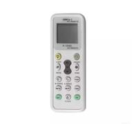 Telecomando universale AC di ricambio per condizionatore d'aria digitale con display LCD Segnale a lunga distanza compatibile con più marche bianco grigio